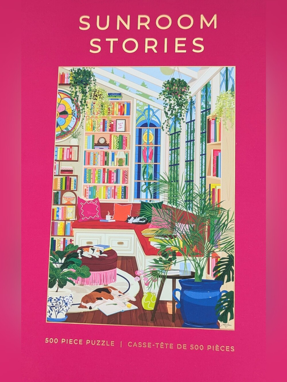 NEW IN BOX Hobbry "Sunroom Stories" 500-Piece Puzzle - Picture 2 of 9